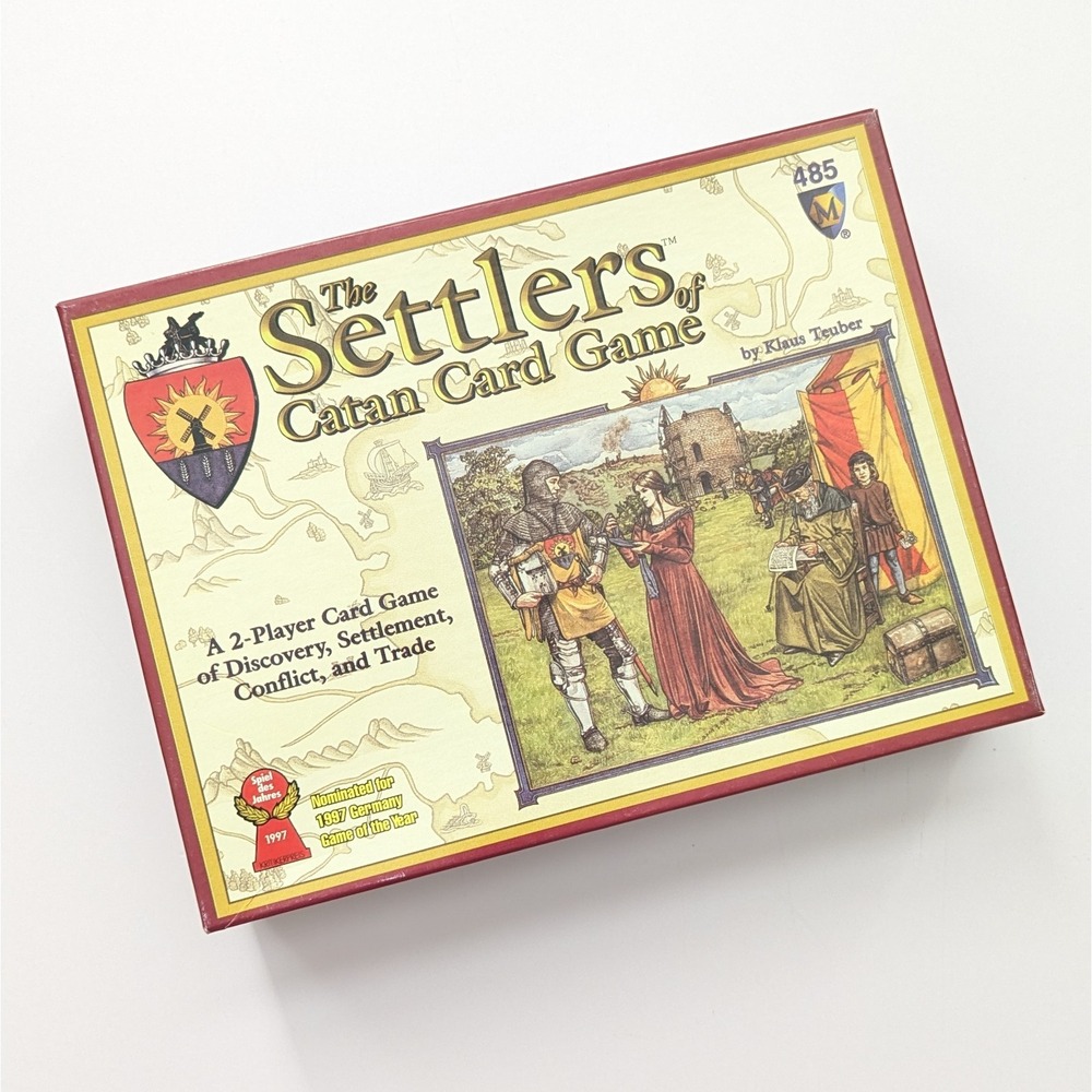 The Settlers of Catan Card Game - Set 485 Mayfair Games Complete EUC Vintage